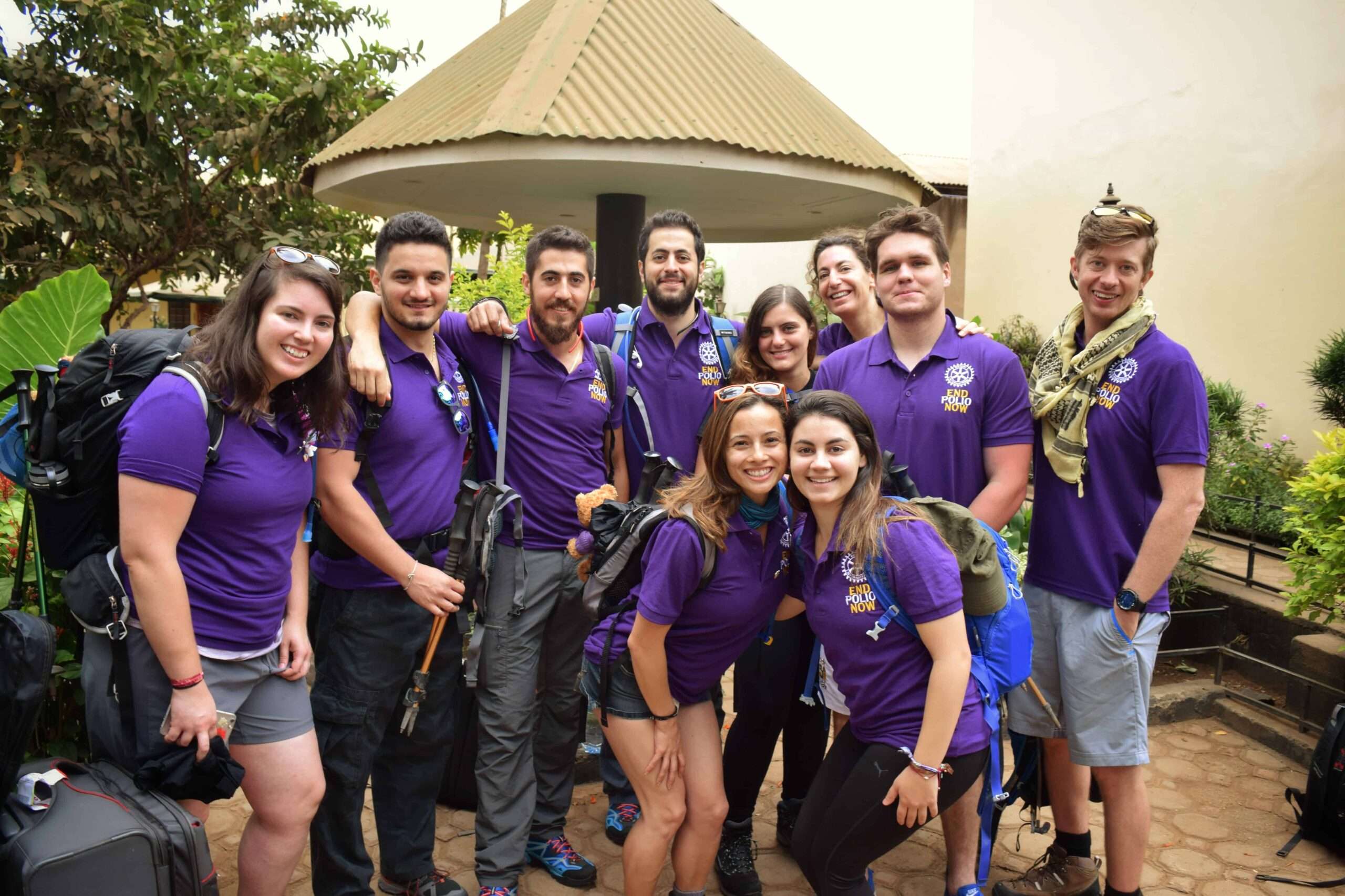 Climbing Kilimanjaro Rotary Polio Plus